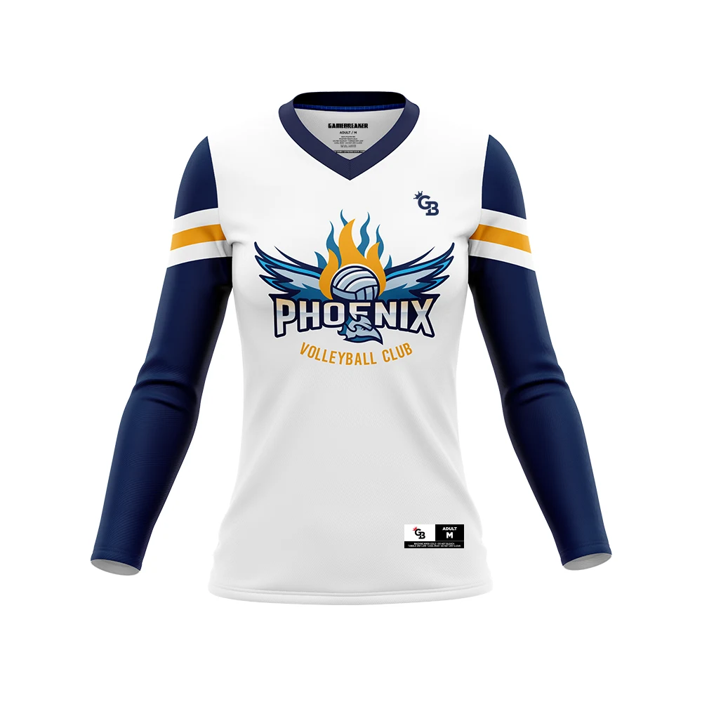 Long Sleeve Women's Volleyball Jersey 1