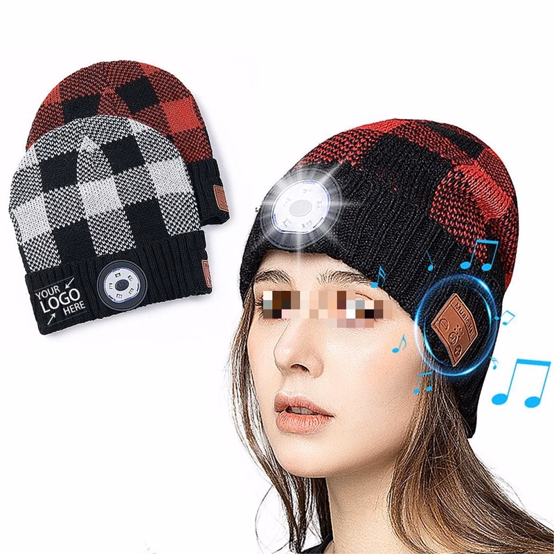 Bluetooth Beanie With Head Light