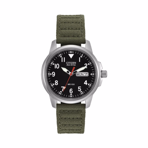 Citizen Men's Garrison Green Strap Watch
