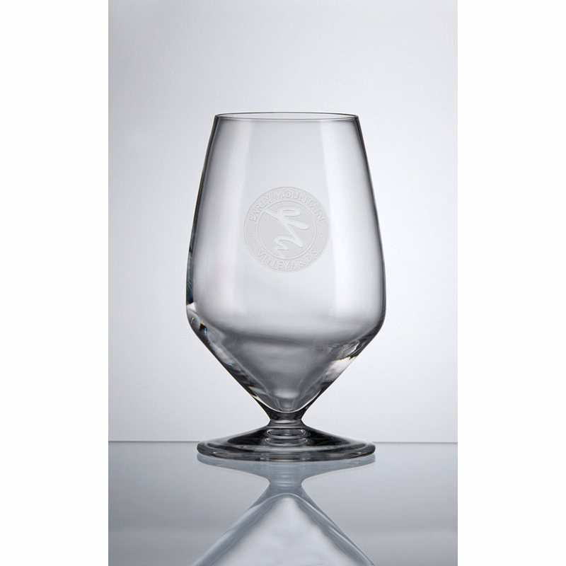 11.75 oz. Stately White Wine Set of Four -  Etched