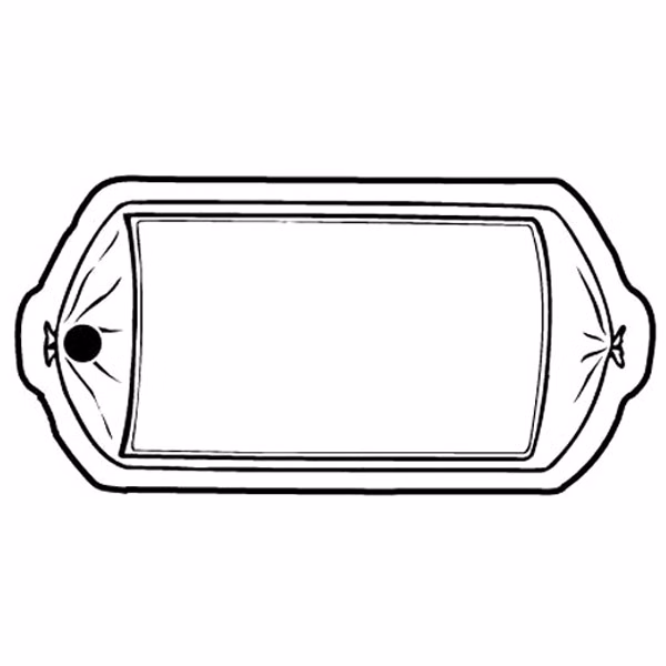 Sausage Roll Key Tag - Spot Color