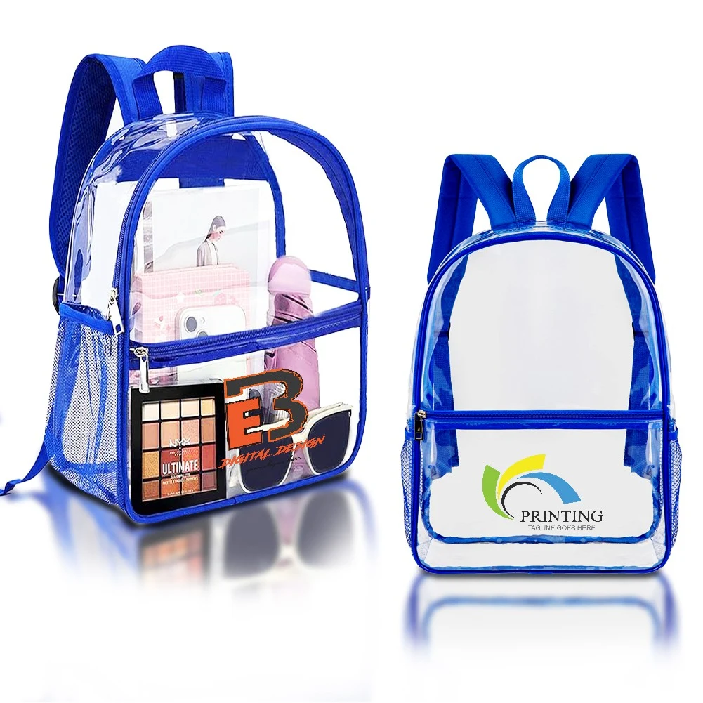 Heavy Duty Multi Purpose Clear PVC Backpack 1