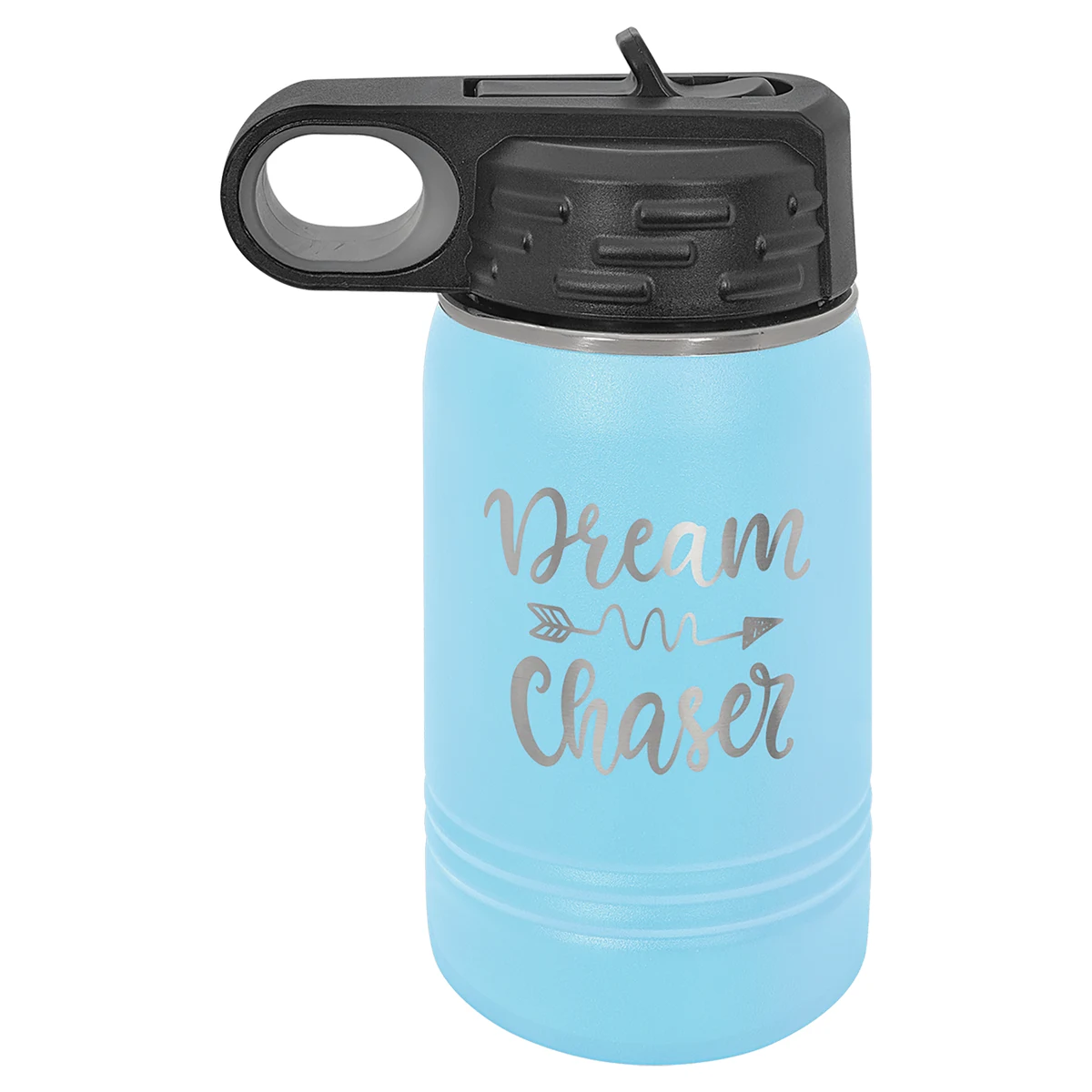 Polar Camel 12 oz. Light Blue Water Bottle 1