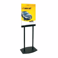 67"h Black Acrylic Floor Frame for 22 x 28 poster