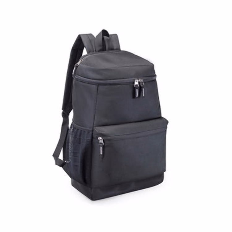 19" Laptop Backpacks - Black 600D Polyester