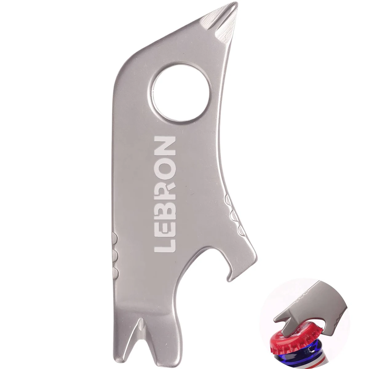 Multifunctional Stainless Steel Bird Shaped Keychain Opener 1