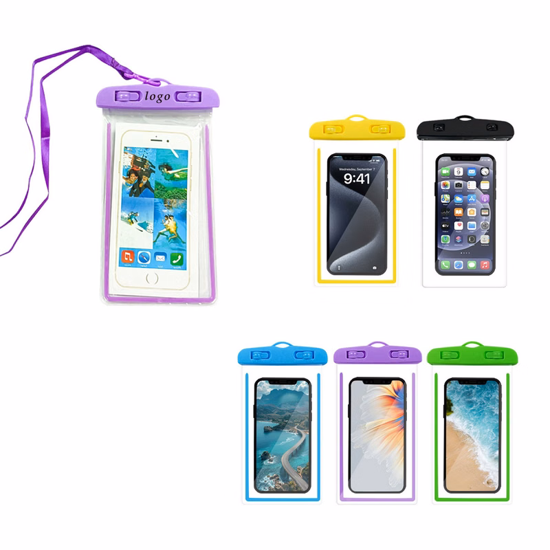 Fully Transparent PVC Phone Waterproof Bag