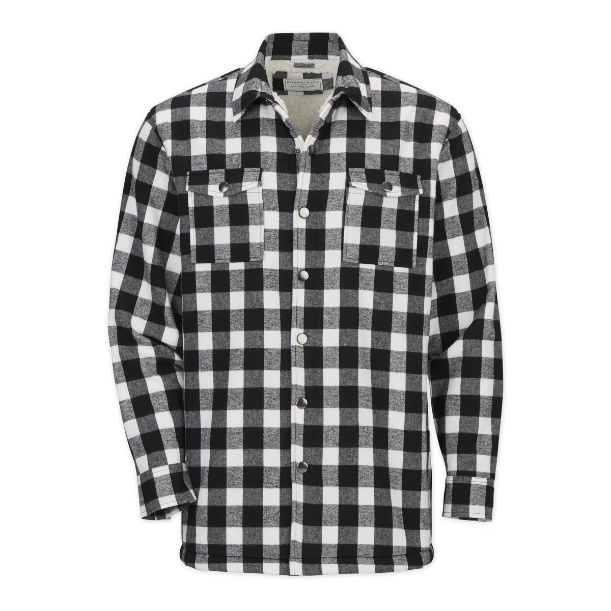 BOXERCRAFT FLANNEL SHERPA WORKSHIRT 1