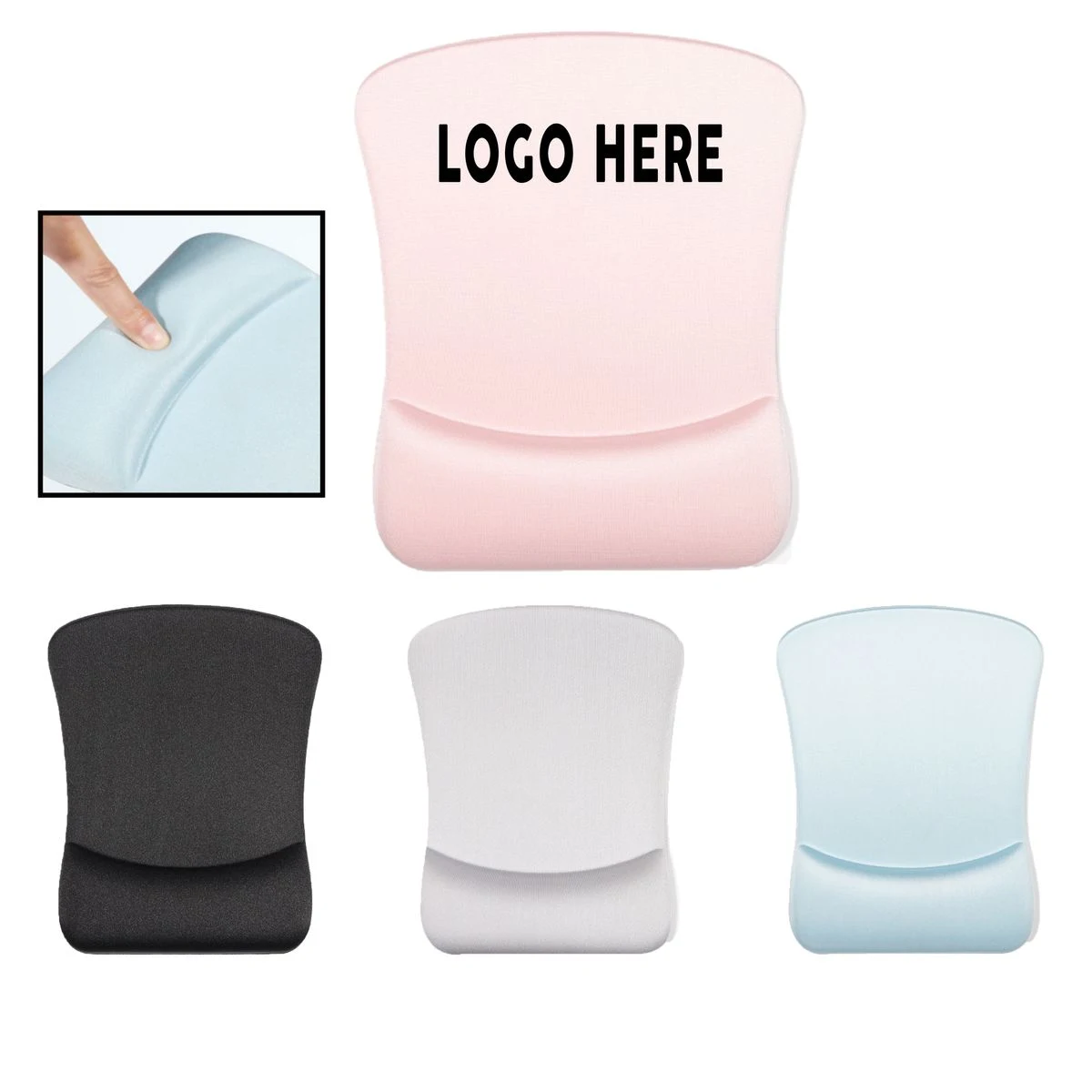 Cloth Surface Foam Padded Wrist Support Mouse Pad 1