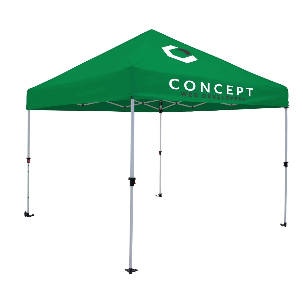 10' Omni Tent Kit (Full-Color Imprint, 2 Locations) 1