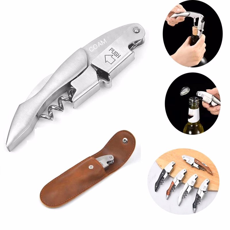 Corkscrew With Foil Cutter &Bottle Opener