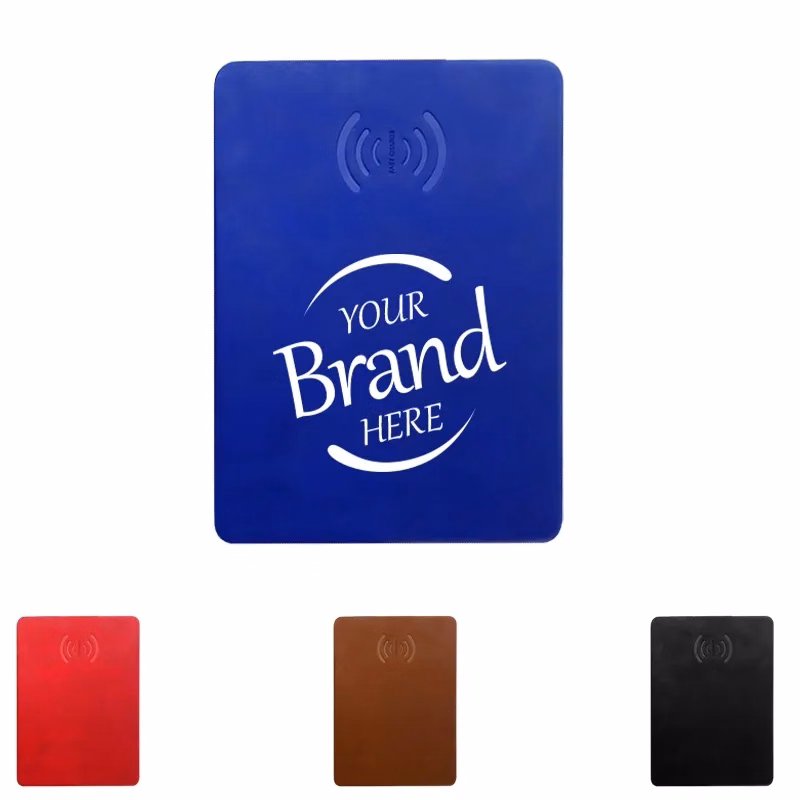2 In 1 Pu Wireless Charging Mouse Pad