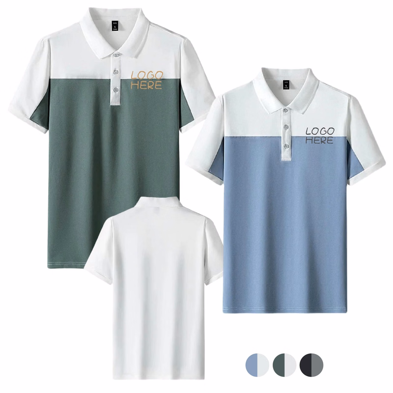 Slim Fit T-Shirt Casual Collared Shirt
