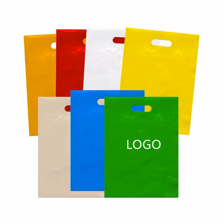 Die Cut Plastic Shopping Bags