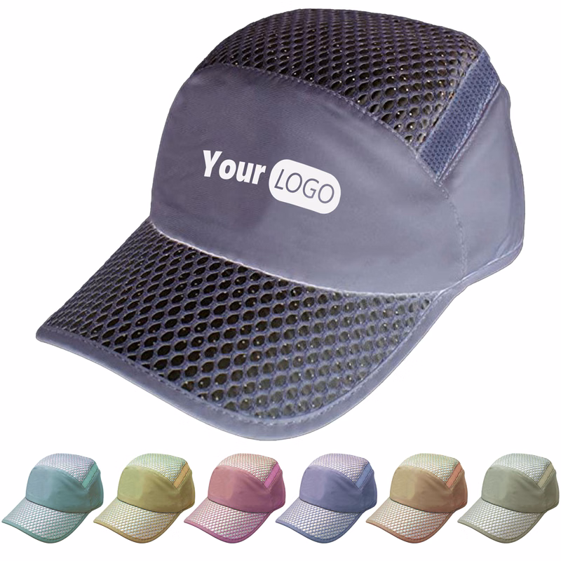 Nylon Reflective Mesh Cap For Stylish Outdoor Activities