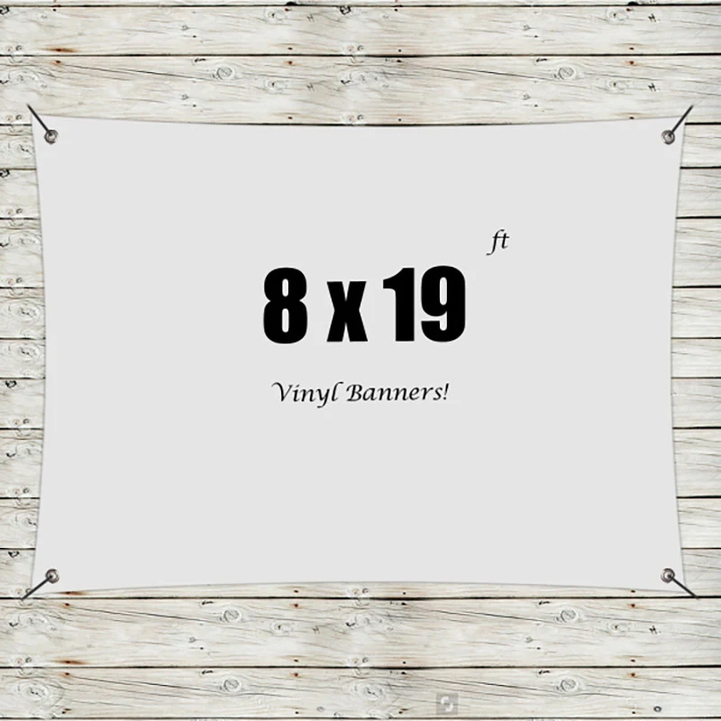 Custom 8' x 19' Vinyl Banners 1