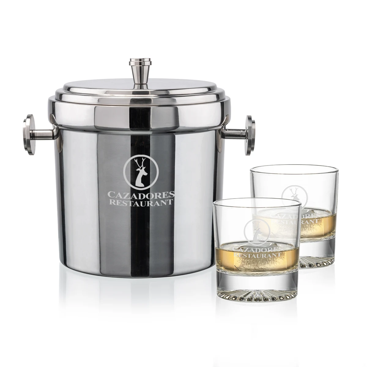 Milano Ice Bucket & Romford On-the-Rocks Set 1