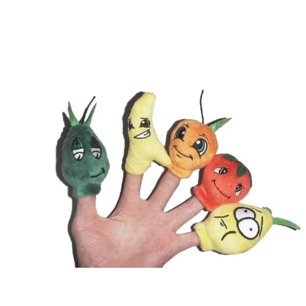 Finger Puppet Fruit Plush Toy 1