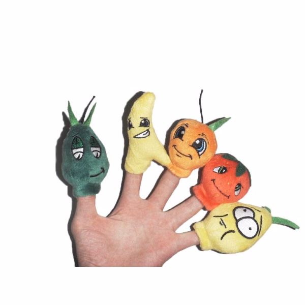 Finger Puppet Fruit Plush Toy