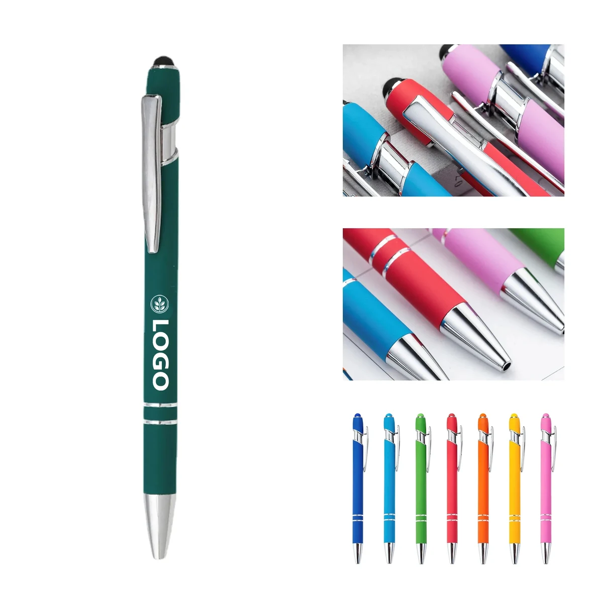 2-in-1 Stylus Retractable Ballpoint Pen 1