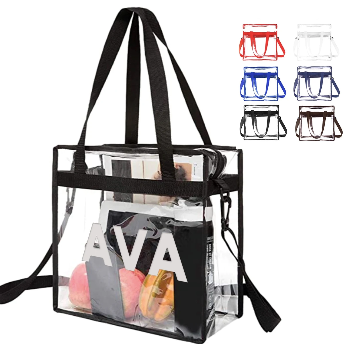 Transparent Waterproof PVC Tote Bag 1