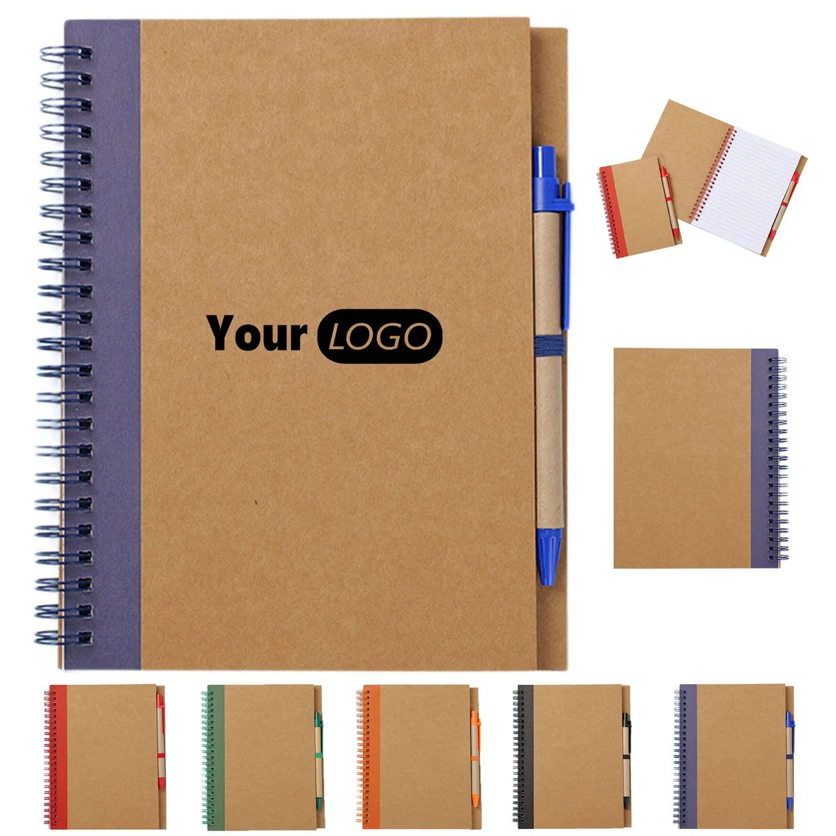 Loose-Leaf Notebook - A5 Size Made Of Cowhide Paper 1