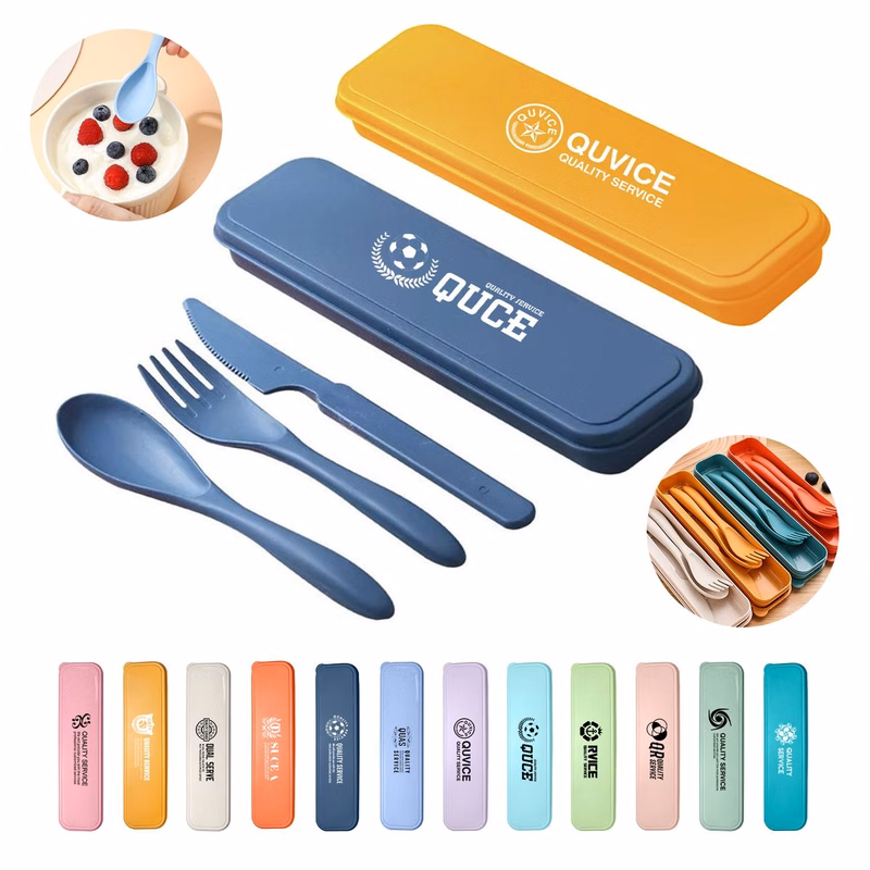 Eco-Friendly Wheat Straw Cutlery Utensil Set