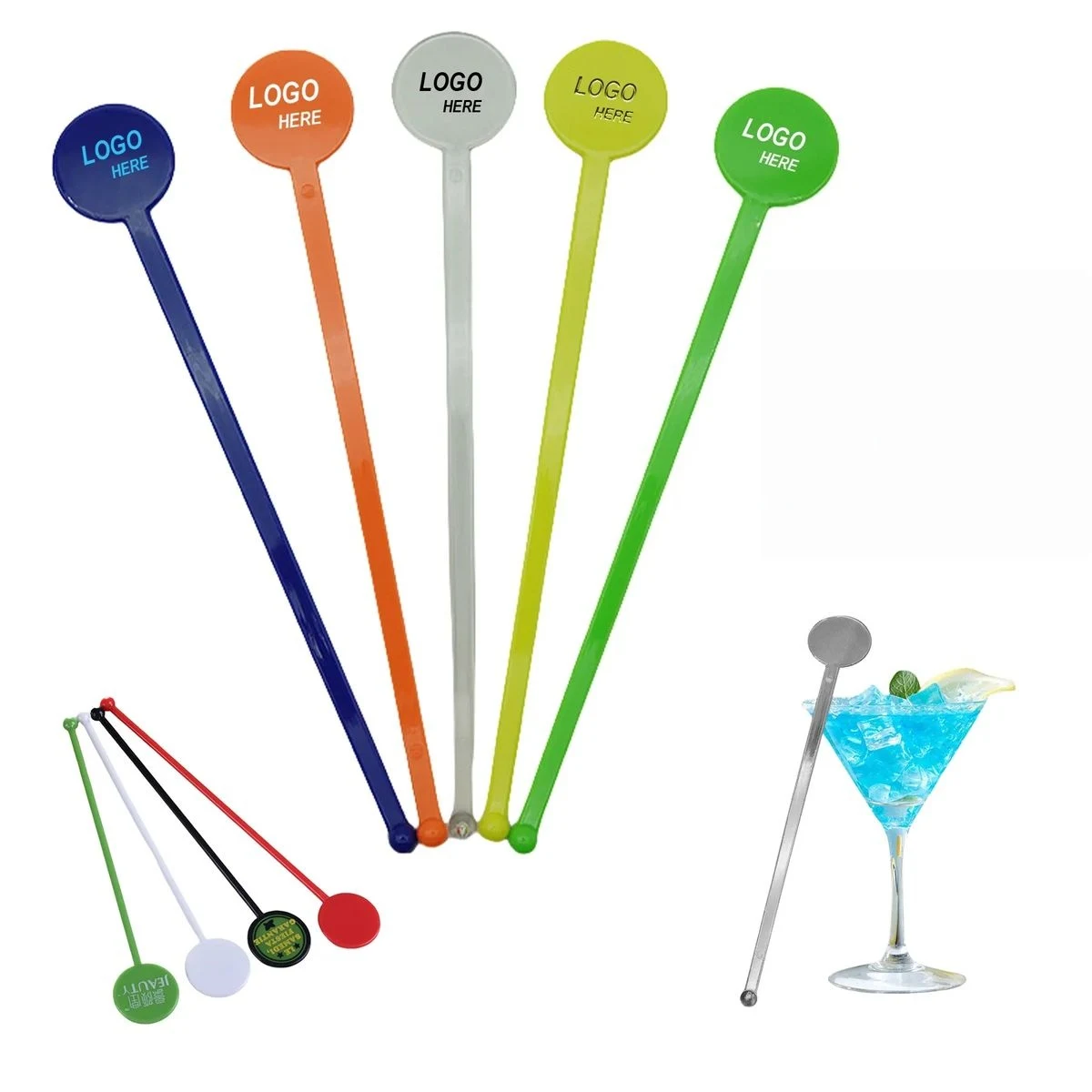 Plastic Coffee Stirrers Cocktail Stick 1