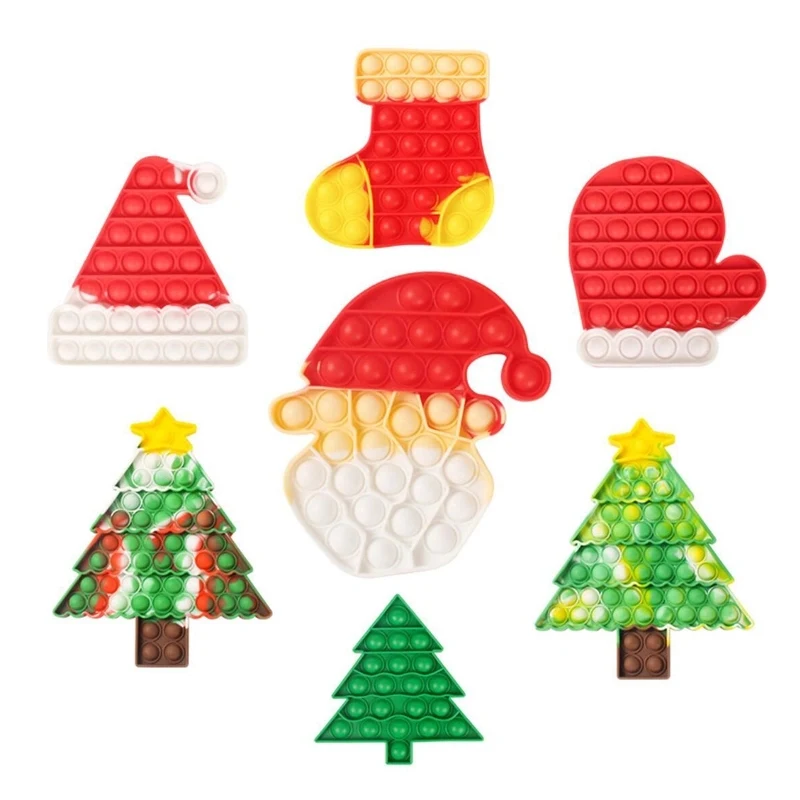 Christmas Push Bubble Fidget Toy 1