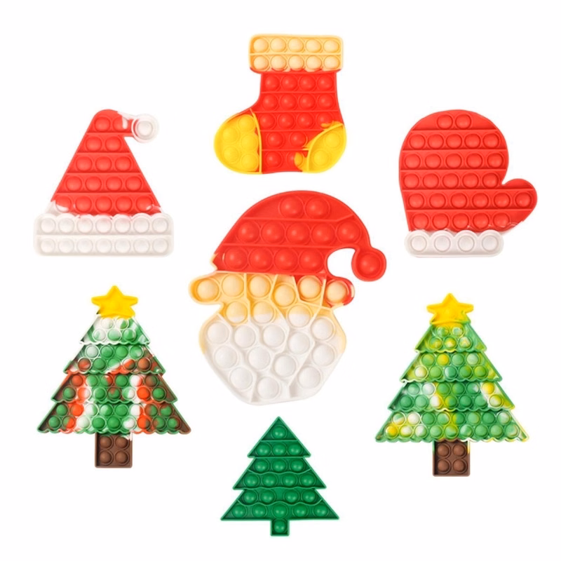 Christmas Push Bubble Fidget Toy