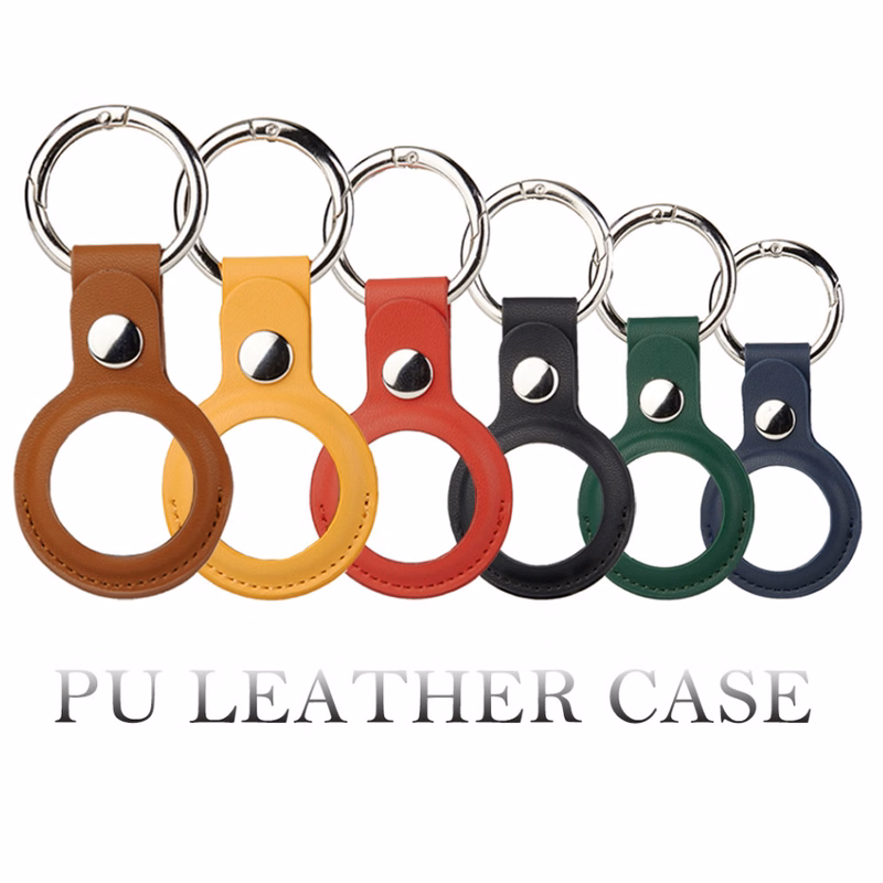 Leather  Keychain Tracker