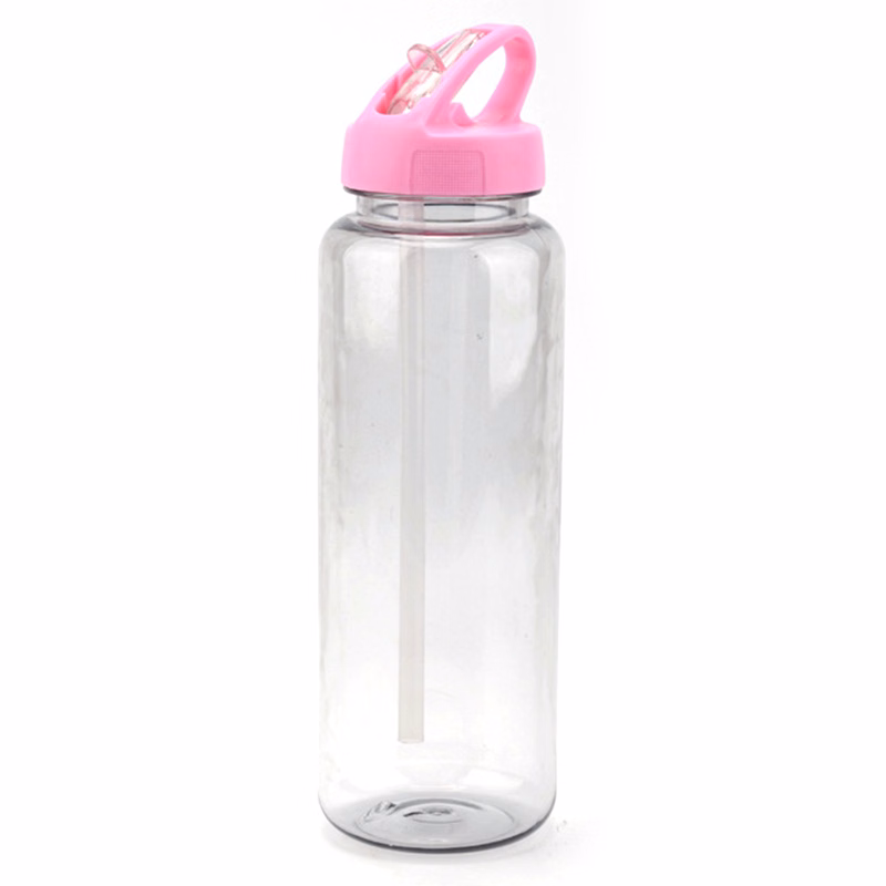 27 OZ Plastic Beverage/Sport/Space Bottle With Flip Straw