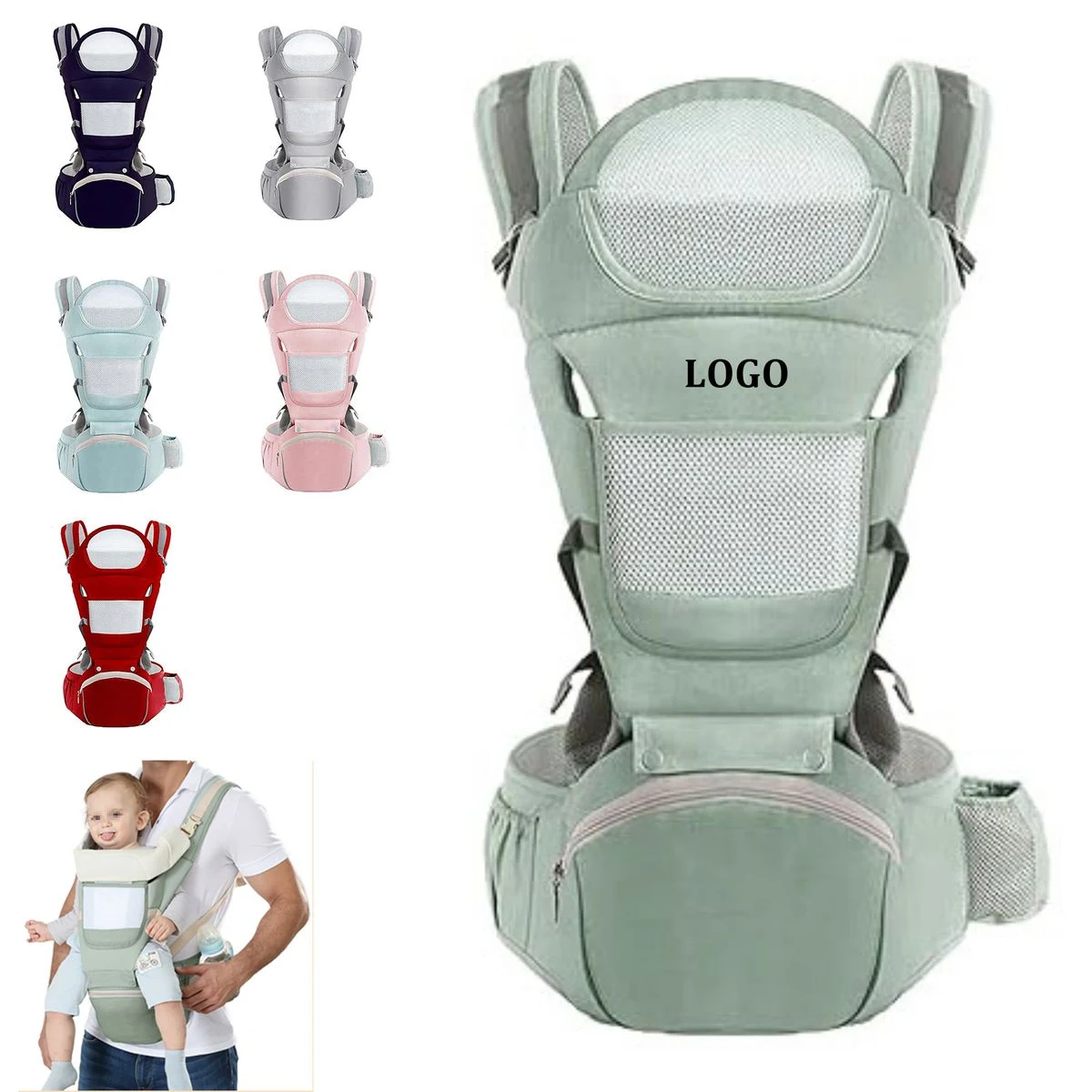 Baby Carrier Hip Seat 1