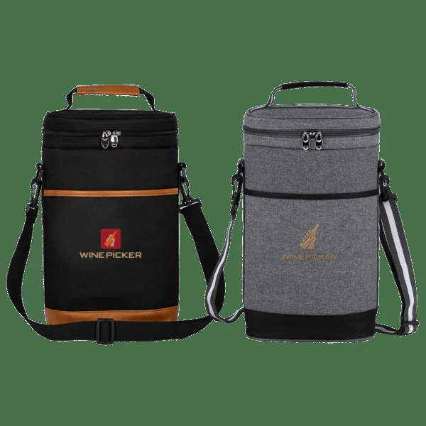 Paso Robles Wine Bottle Cooler Bag, custom cooler bag with logo imprint 1