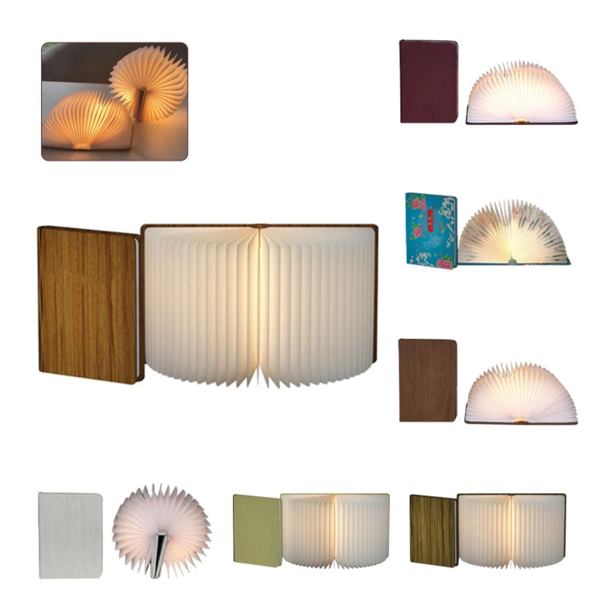 Wooden led Book Light 1