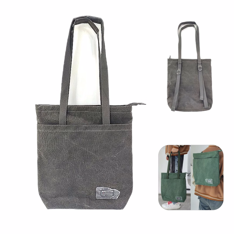Canvas Tote Backpack for Men (Direct Import)