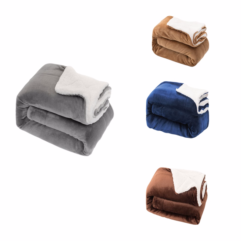 Premium Double Layer Fluffy Warm Blanket Corporate Gift