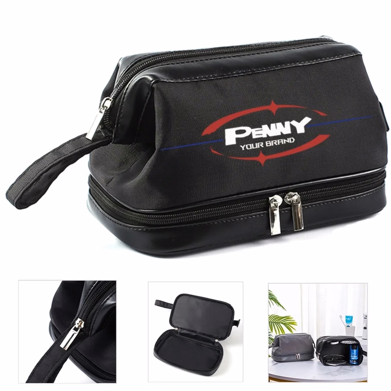 Double-layer Waterproof Portable Organizer Toiletry Bag