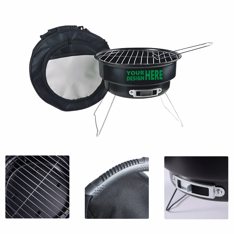 MOQ50 Personalized Mini Folding BBQ Grill For Outdoor Use
