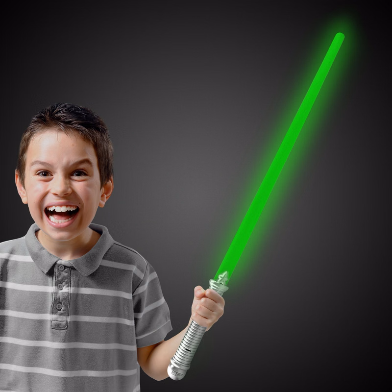 28" GREEN LED SABER SWORD