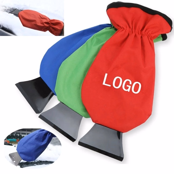 Fleece Lined Ice Scraper Mitt