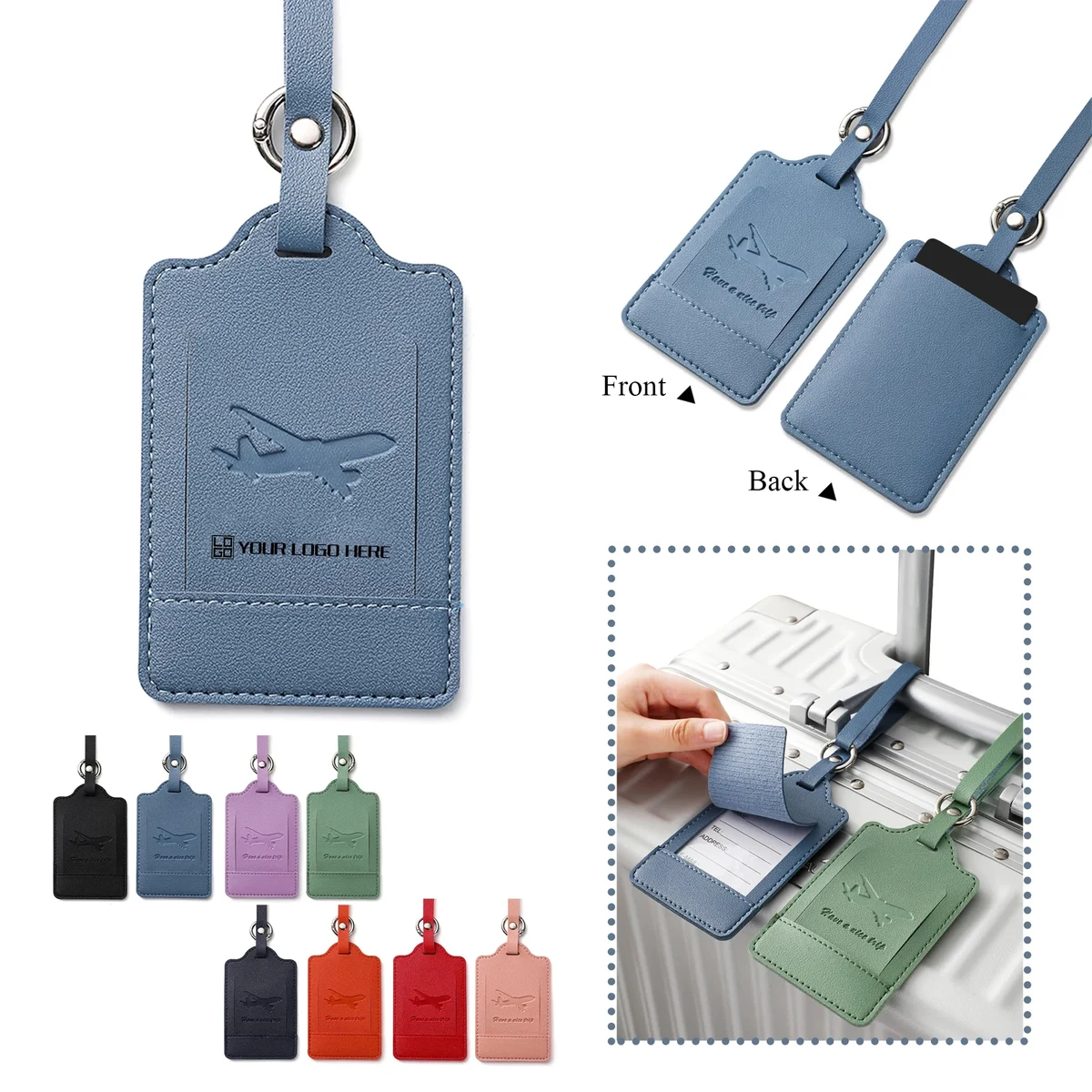 Leather Luggage Tag 1