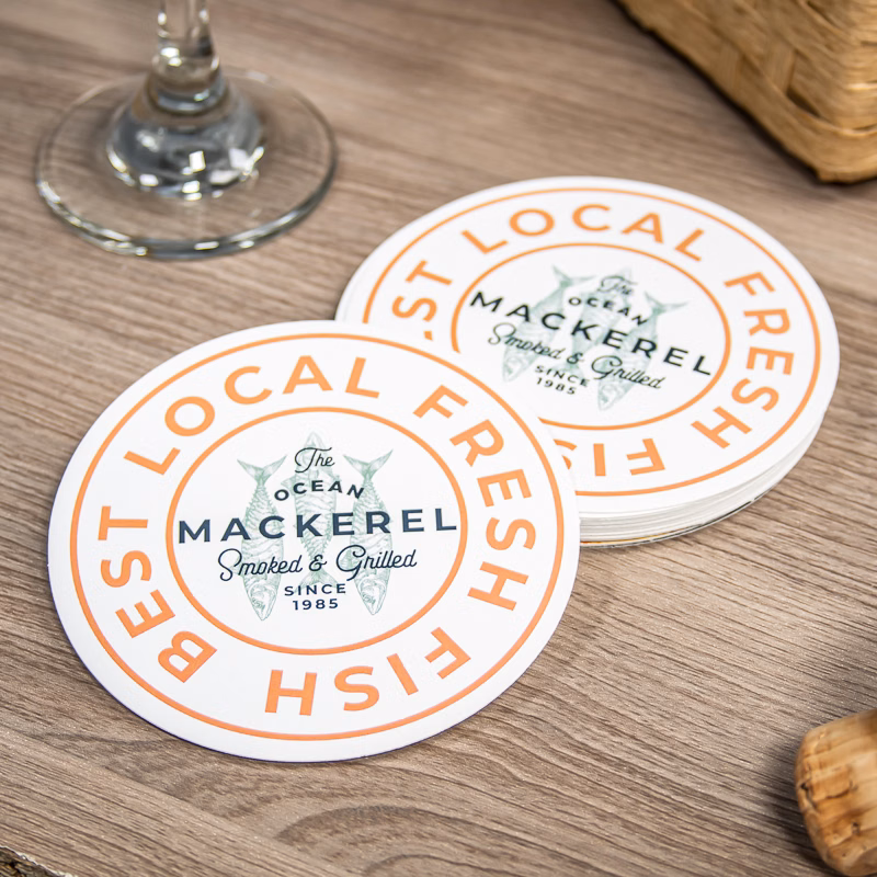 Round Paper Coaster