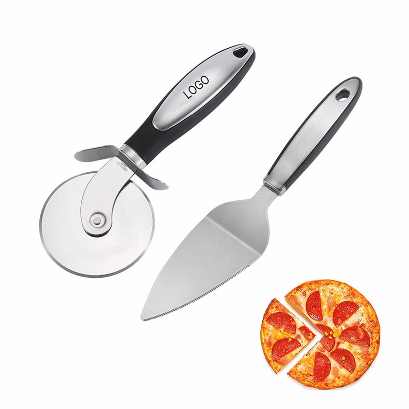 Pizza Cutter Wheel Pie Serve Set