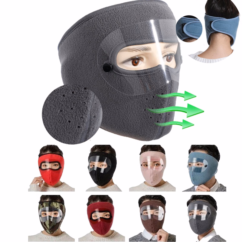 Warm Mask With Removable Eye-Shield