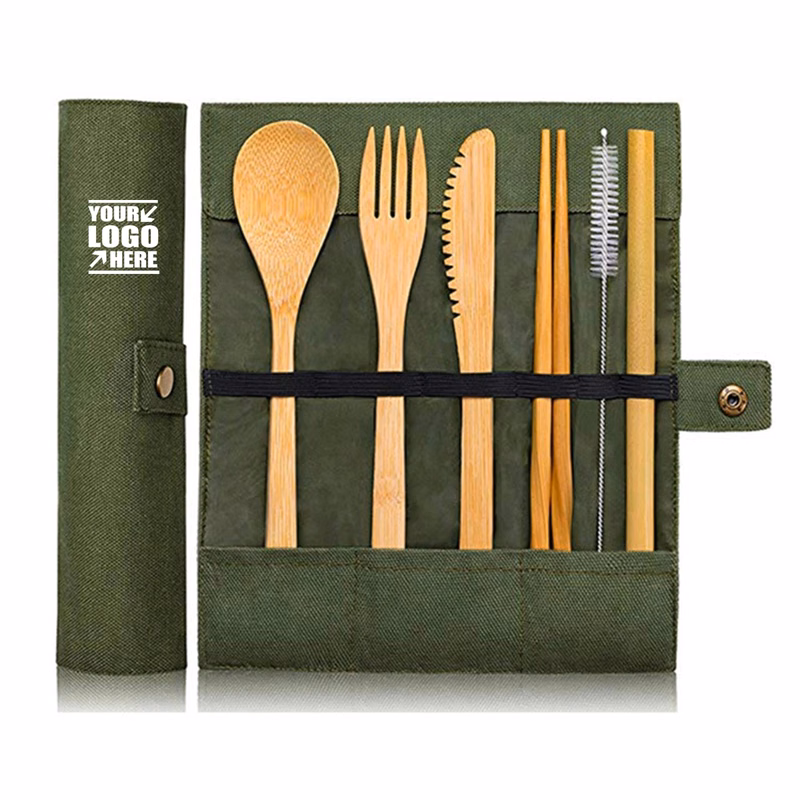 Reusable Bamboo Utensils Cutlery
