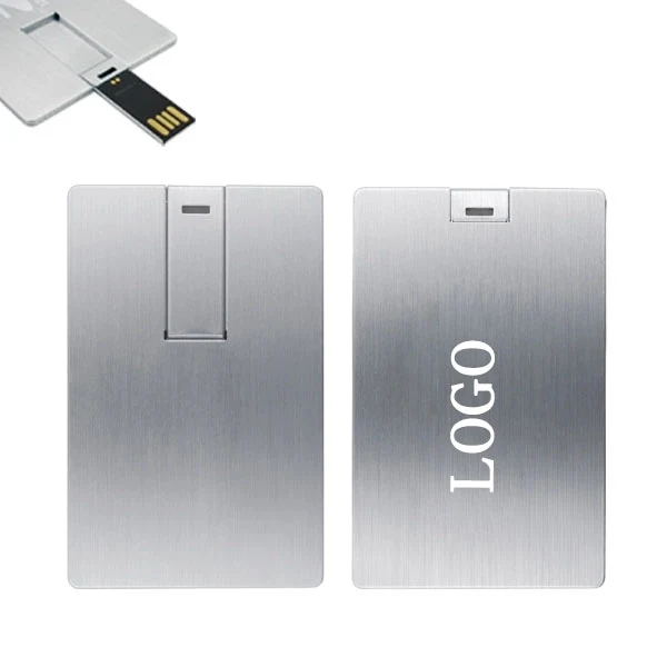Flip Up Metal USB Business Card - 32 GB 1