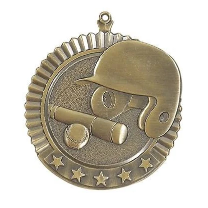 Baseball Star Medal 2 3/4" 1