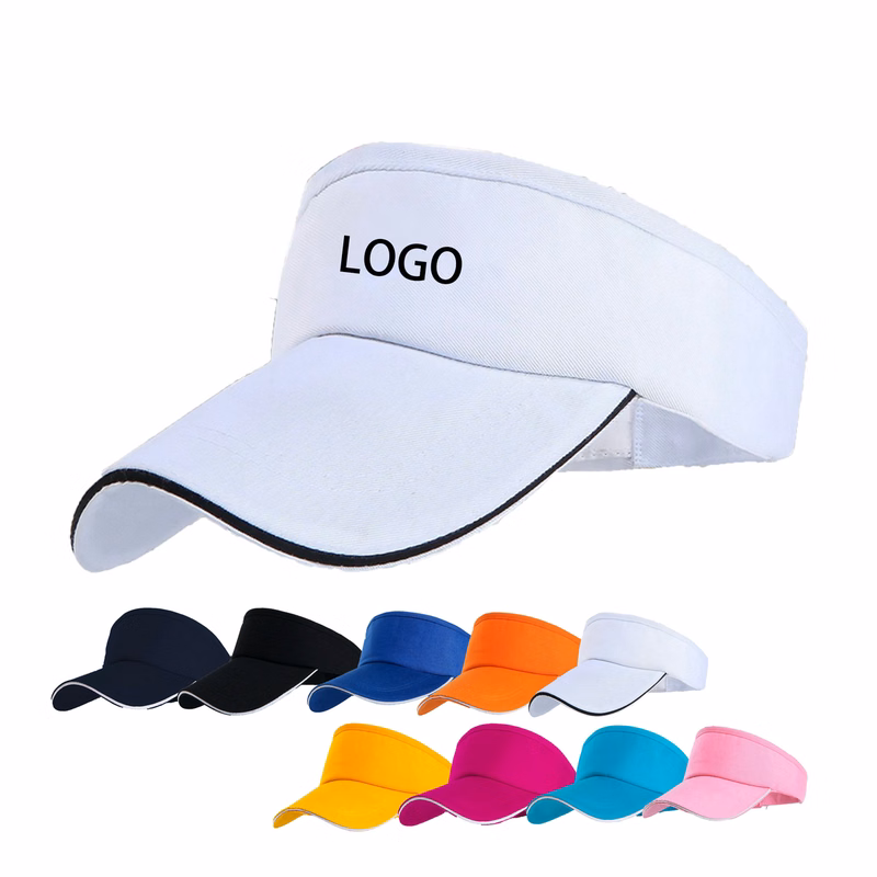 Sports Sun Visor Hats MOQ 50