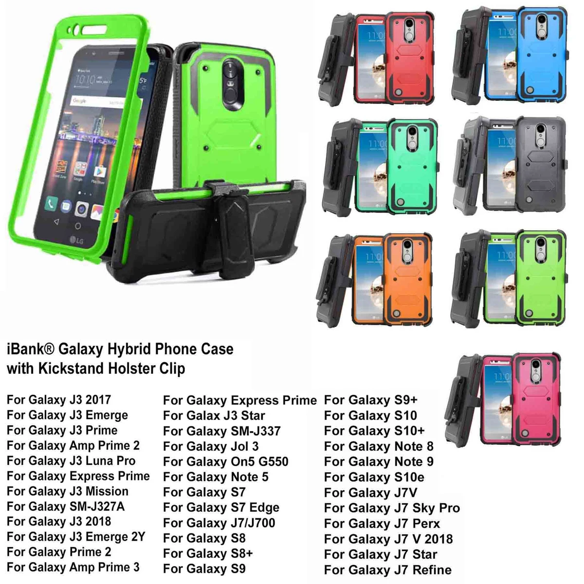 iBank ® Shockproof Case compatible with Galaxy A17/A16/S26/S25/S51 1